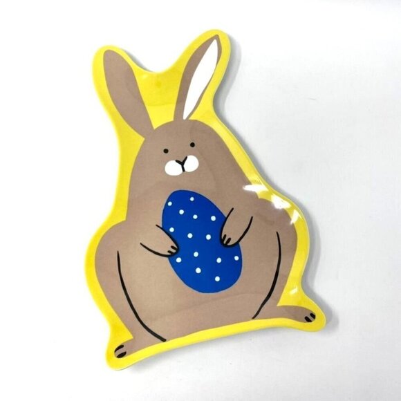 Target 6.75" Figural Bunny Appetizer Plate Brown Room Essentials™ - Picture 2 of 6